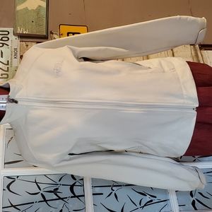 The North Face Size Medium Womans Cream/Grey lightweight Jacket